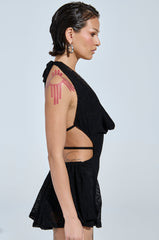 BACK IT UP SLINKY MINI DRESS