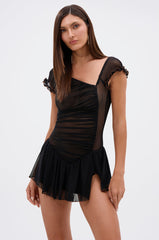 LEXIE MESH MINI DRESS