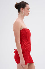 SABRINA LACE LAYERED MINI DRESS