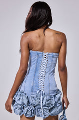 YOURS TRULY DENIM MINI DRESS
