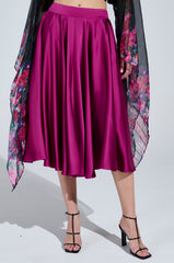 SPIN ME AROUND MIDI SKIRT