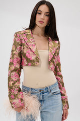 LIGHT THE WAY BROCADE BLAZER