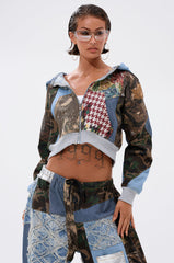 WILD AND FREE ZIP UP SWEATSHIRT