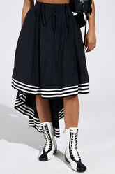 TIME IS UP MIDI SKIRT