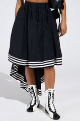 TIME IS UP MIDI SKIRT