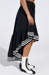 TIME IS UP MIDI SKIRT