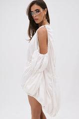 INSTA SAW IT FIRST ADJUSTABLE MINI DRESS