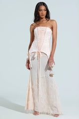 STAR OF THE SHOW CORSET MAXI DRESS