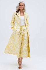 NO EXPECTATIONS BROCADE TRENCH