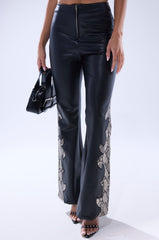 VENOMOUS FAUX LEATHER PANTS