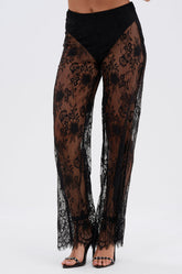 DRESSED TO IMPRESS LACE FLARE LEGGING