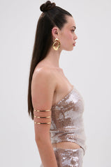 SPARKLE QUEEN SEQUIN BLOUSE