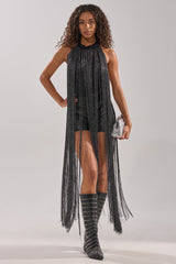 HOLIDAY FLAIR FRINGE BODYSUIT