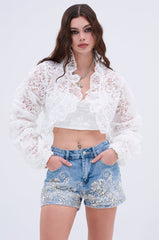 SWEET THING LACE SHRUG