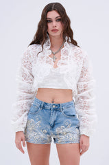 SWEET THING LACE SHRUG