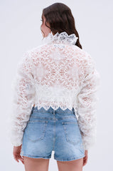 SWEET THING LACE SHRUG