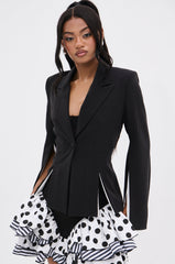 TAKE A PEEK DOUBLE LAYER BLAZER
