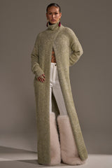 WORTHY OF LOVE LONG SLEEVE METALLIC SWEATER IN GOLD