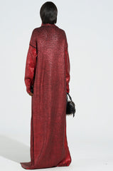 WORTHY OF LOVE LONG SLEEVE TURTLENECK METALLIC SWEATER