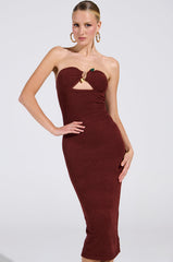 STARRY NIGHT KNIT MIDI DRESS