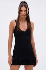 RUFFLE QUEEN MINI DRESS