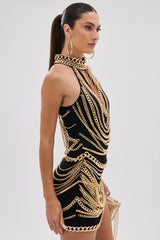 STAND OUT CHAIN MINI DRESS