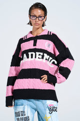 ACADEMIC STRIPE SWEATER