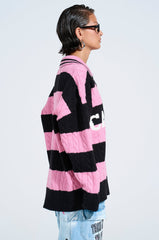 ACADEMIC STRIPE SWEATER