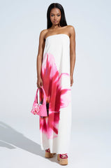 SWEET AND SPICY SATIN MAXI DRESS