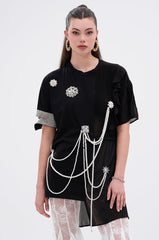 PEARL QUEEN OVERSIZED TEE