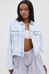 PARTY IN THE BACK DENIM JACKET