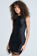 SHE'S SOPHISTICATED BANDAGE MINI DRESS