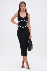 ALL ABOUT THAT BODY BANDAGE MIDI DRESS