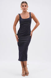 DAY DREAMIN DENIM MIDI DRESS