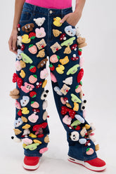 TEDDY BEAR DENIM PANT
