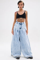 IN CHARGE WIDE LEG DENIM PANT