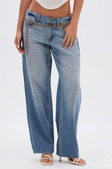 RELAX WITH ME WIDE LEG DENIM