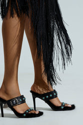 AZALEA WANG AUGER BLACK SANDAL