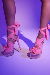 AZALEA WANG BEAUDEN PINK STILETTO SANDAL