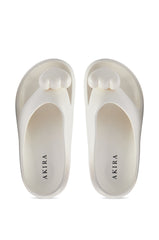 AKIRA COMPASSION WHITE SANDAL