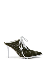 AZALEA WANG DALARY GREEN STILETTO PUMP