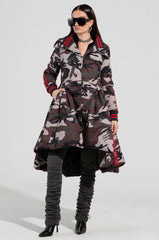 DECKER PEPLUM PUFFER
