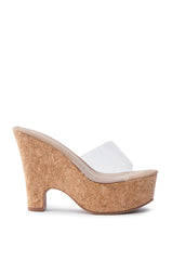 DIEGO CORK WEDGE SANDAL