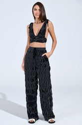 HARD TO LOVE PALAZZO PANT IN BLACK