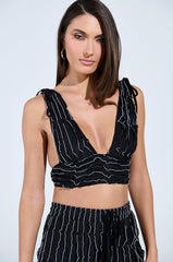 HARD TO LOVE BRALETTE IN BLACK