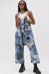 FOR THE GRAM PATCHWORK OVERALLS