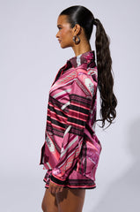 DREAM OF LOVE BUTTON DOWN BLOUSE