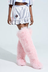 WINNING MINI SKIRT IN SILVER