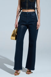 FLEX FIT TROUSER WITH WAX EFFECT