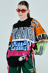 JOYRIDE GRAPHIC HOODED SWEATER